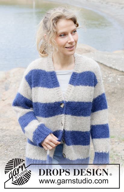 Blue Moon Halo Cardigan Drops Free Knitting Patterns By