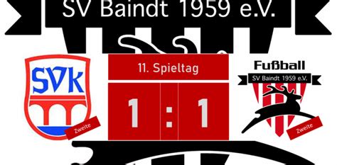 Unentschieden für SVB II in Kehlen SV Baindt Fussball