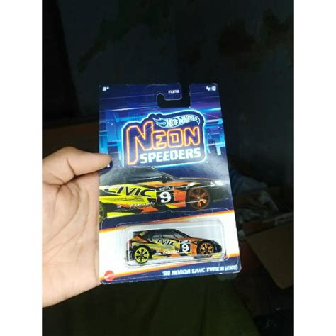 Jual Hot Wheels Neon Speeder Honda Civic Typer R Ek Shopee Indonesia