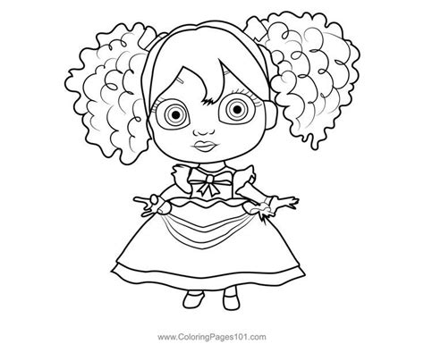 Poppy Poppy Playtime Coloring Page Poppy Coloring Page Coloring