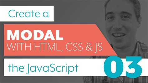 How To Create A Modal With Html Css Js Part Javascript Intro