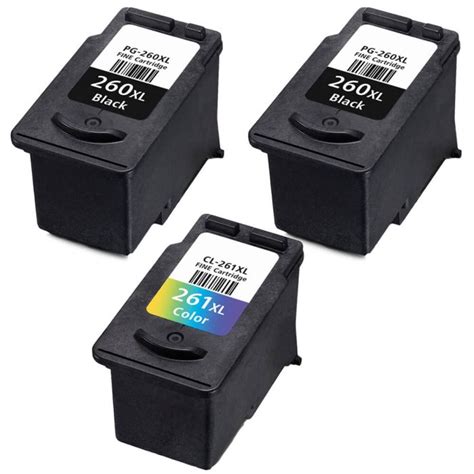 Canon Ink 260 261 Pg 260 And Cl 261 Ink 3 Pack 65 97