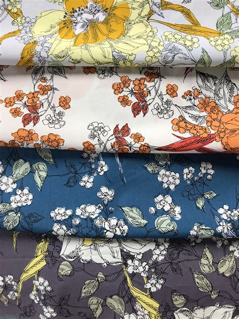 100 Cotton Fabric Bundle Floral Print Etsy