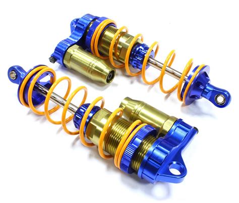 Billet Machined Front Piggyback Shock Set 2 For Losi 5ive T For R C