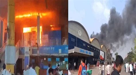 Mumbai Fire Breaks Out At Lokmanya Tilak Terminus