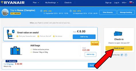 Ryanair Online Check In Postup Ako Spravit Online Check In Ryanair 2017