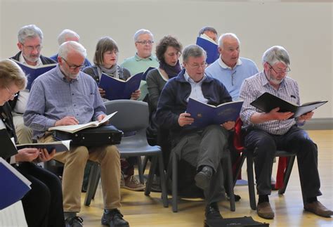 Rehearsing For The May Concert Wicklow Choral Society