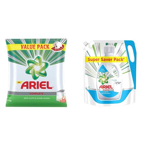 Ariel Complete Detergent Washing Powder 4Kg Value Pack Ariel Matic