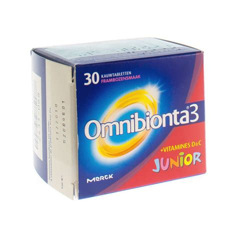 Omnibionta Junior Framboos Kauwtabletten Apotheek Kestens