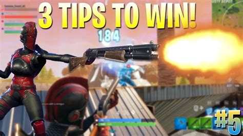 HOW TO WIN FORTNITE TIPS 5 YouTube