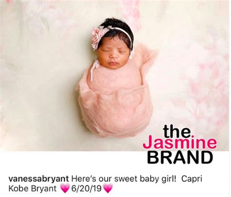 Kobe & Vanessa Bryant Share 1st Photo Newborn Daughter, Capri 'KoKo ...