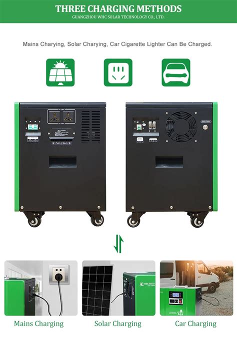 Whc Portable Solar Power Panel Generator 500w 1kw 2kw 3kw 5kw 10kw