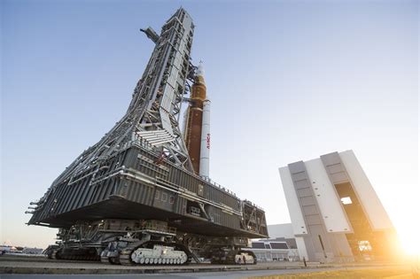 NASA Launches Giant Rocket To The Moon As Tall As A 32 Story Building