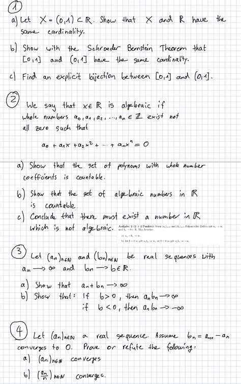 Solved 1 a) Let X=(0,1)⊂R. Show that X and R have the same | Chegg.com 