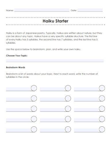 Haiku 60 Examples Format Rules Steps To Write Pdf