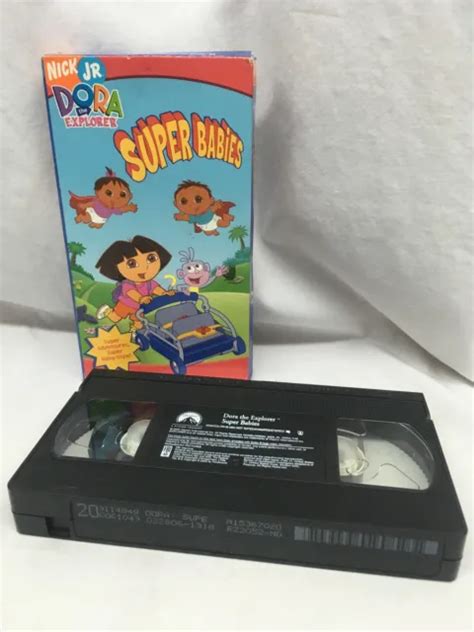 NICK JR DORA The Explorer Super Babies VHS 2005 Video Tape VTG