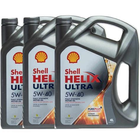 Olio Motore Auto Shell Helix Ultra W Sintetico L Litri Nu