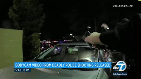 Video Vallejo Police Release Bodycam Footage From Deadly Shooting In