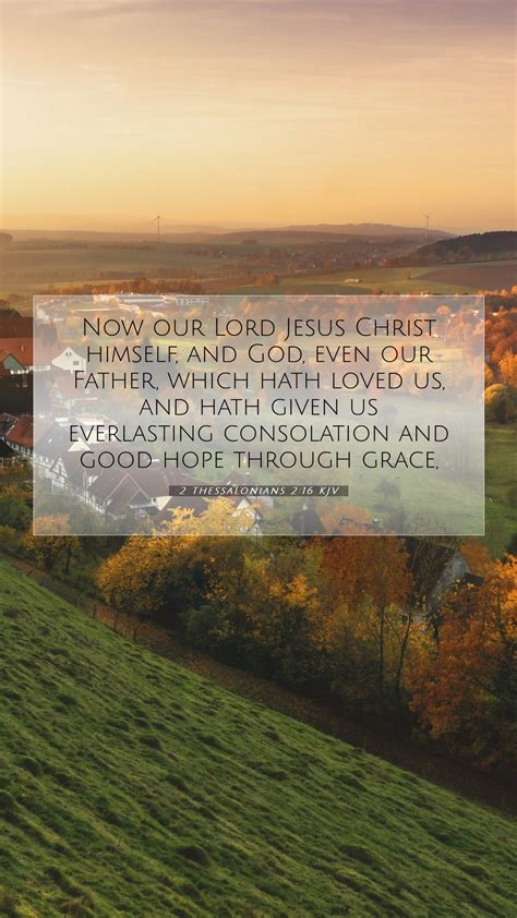 Thessalonians Kjv Mobile Phone Wallpaper Now Our Lord Jesus