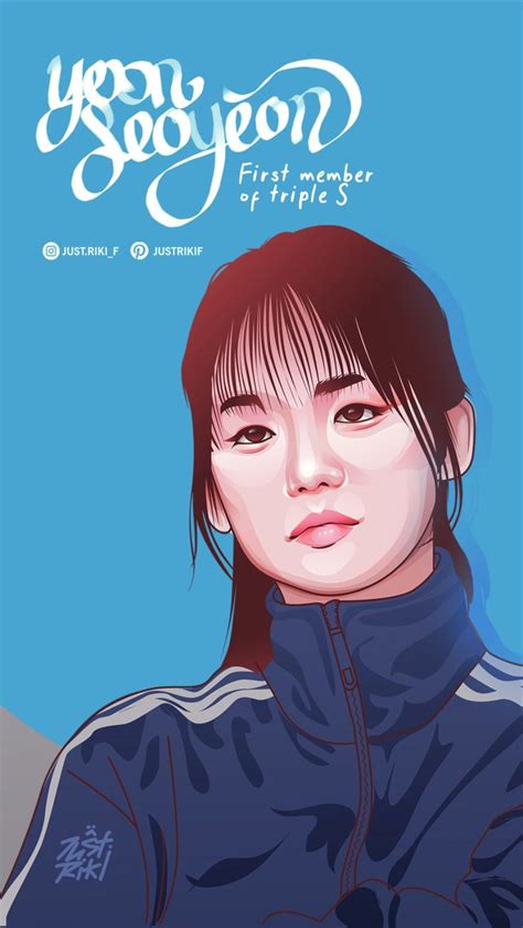 Yoon Seoyeon Poster Vector Art First Triple S Member Di