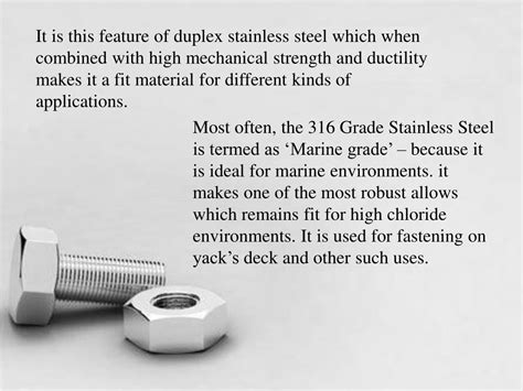 Ppt Techniques To Make The Duplex Stainless Steel Fasteners The Right