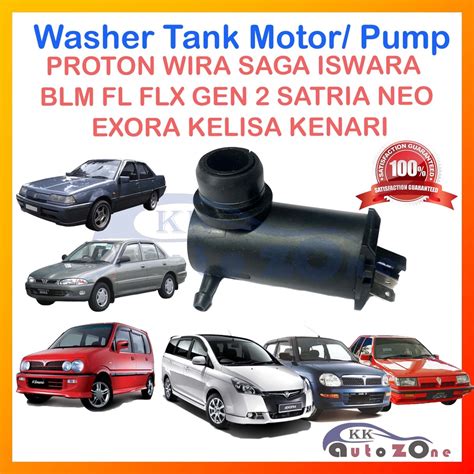 Washer Tank Motor Pump Perodua Kenari Kelisa Proton Saga Iswara Satria