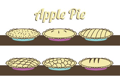 Apple Pie Vectors 91190 Vector Art at Vecteezy