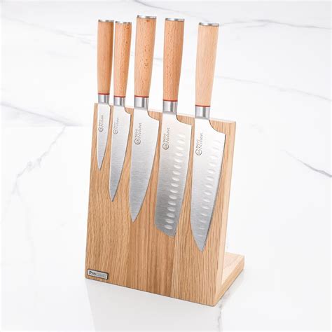 Nihon X30 Knife Set 5 Piece And Wooden Block Nihon X30 From ProCook