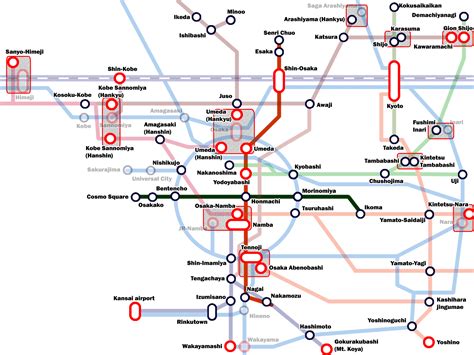 Jr Osaka Rail Map