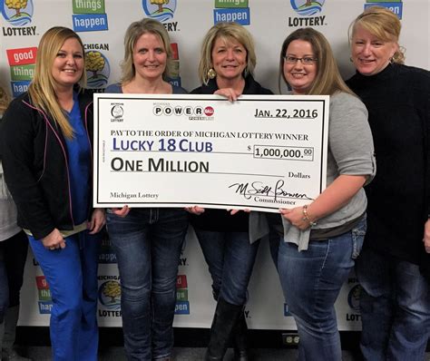 Genesee County Lottery Club Wins 1 Million Powerball Prize Michigan