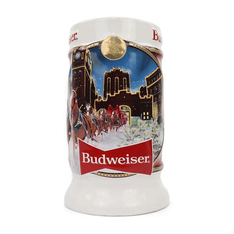 Budweiser Holiday Stein A Festive Celebration Of The Season