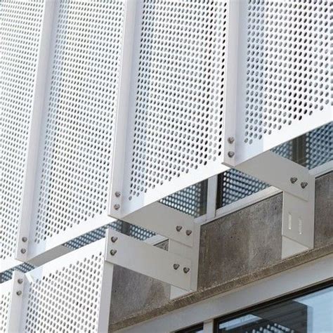 White Aluminum Perforated Panel For Interior And Exterior Decoration At