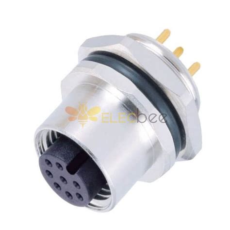 Pcs M Panel Receptacles A Code Straight Pin Female Non Shield