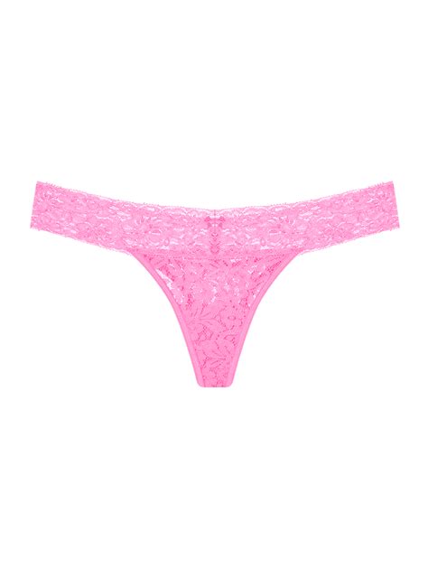 Pink Himalayan Lace Thong Panties