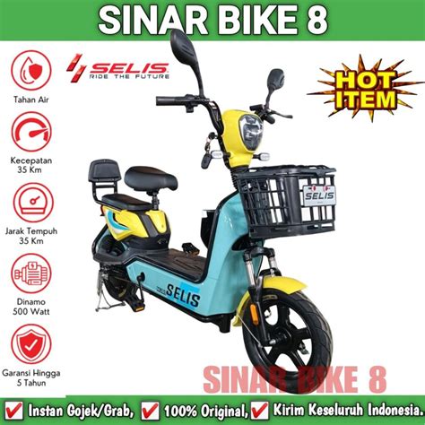 Jual Sepeda Listrik Selis Nuri Watt Elektrik Bike V Ah