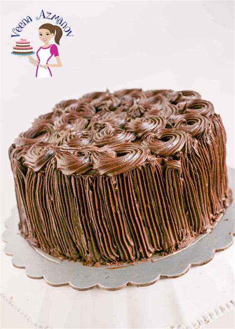 BEST Chocolate Chiffon Cake Recipe with Kahlua Chocolate Buttercream ...