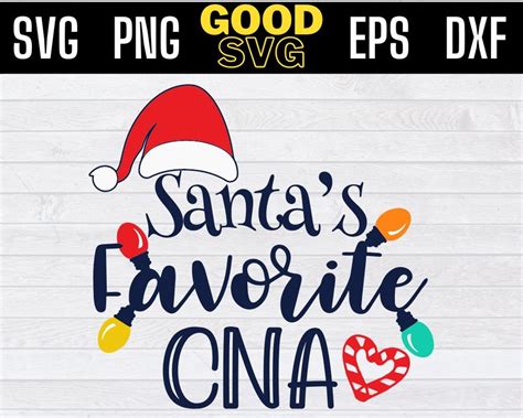 Santas Favorite Cna Svg Png Eps Dxf Cna Christmas Santa Etsy