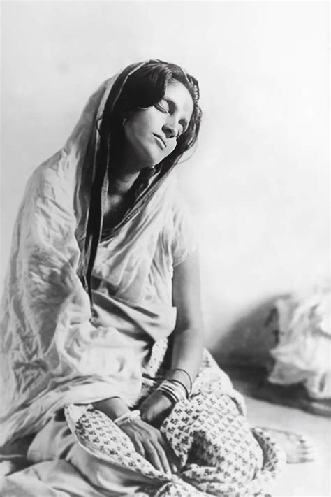 Sri Anandamayi Ma In Blissful Meditation Portrait On Luster Paper