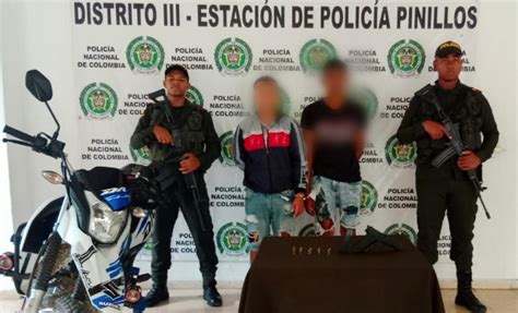 Policía Nacional captura a dos sujetos por el delito de porte ilegal de