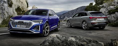 Audi Q8 e tron längre räckvidd och snabbare laddning auto motor sport