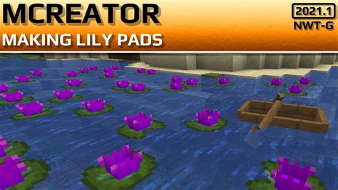 MCreator 2021 1 How To Make Lily Pads YouTube