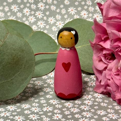 Valentine Peg Doll Etsy