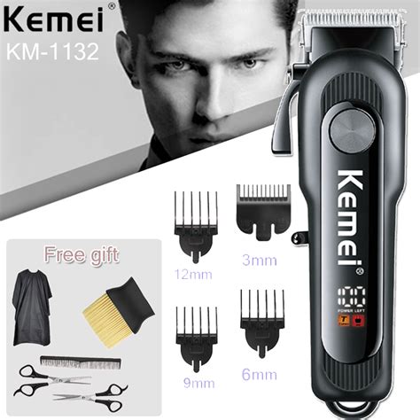 Kemei Km Hair Trimmer Professional Hair Clipper Led Display Hair