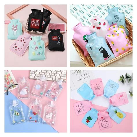 Mini Hot Water Bottles Small Portable Hand Warmer Water Injection