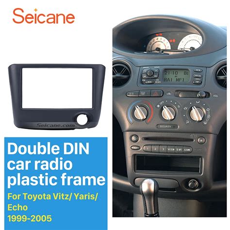 Seicane Mm Double Din Car Radio Fascia For Toyota Vitz