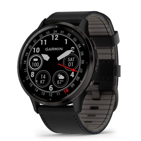 Reloj Garmin Venu Negro Correa De Piel Y Otra Extra