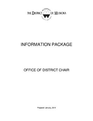 Fillable Online Muskoka Civicweb Information Package Civicweb