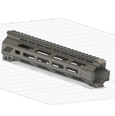 Stl File Ar15 M4 Handguard 10 Inch Mlok 🔫 ・3d Print Design To Download・cults