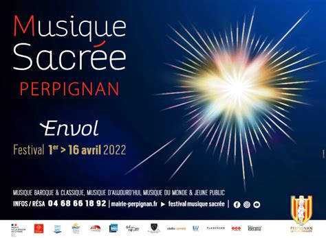 Perpignan Du 1er au 16 avril 2022 le Festival de la musique sacrée