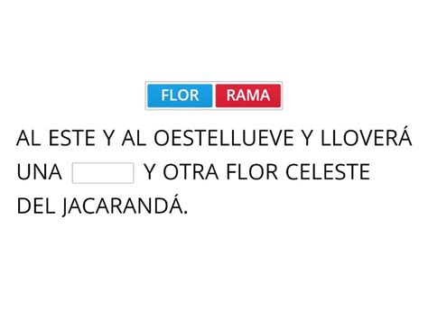 LA CANCIÓN DEL JACARANDÁ Palabra perdida